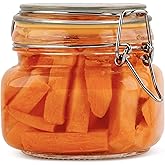 Galashield Glass Jars with Lids 16 oz Food Storage Jars with Airtight Lids Leak Proof Glass Canisters Kitchen Jars