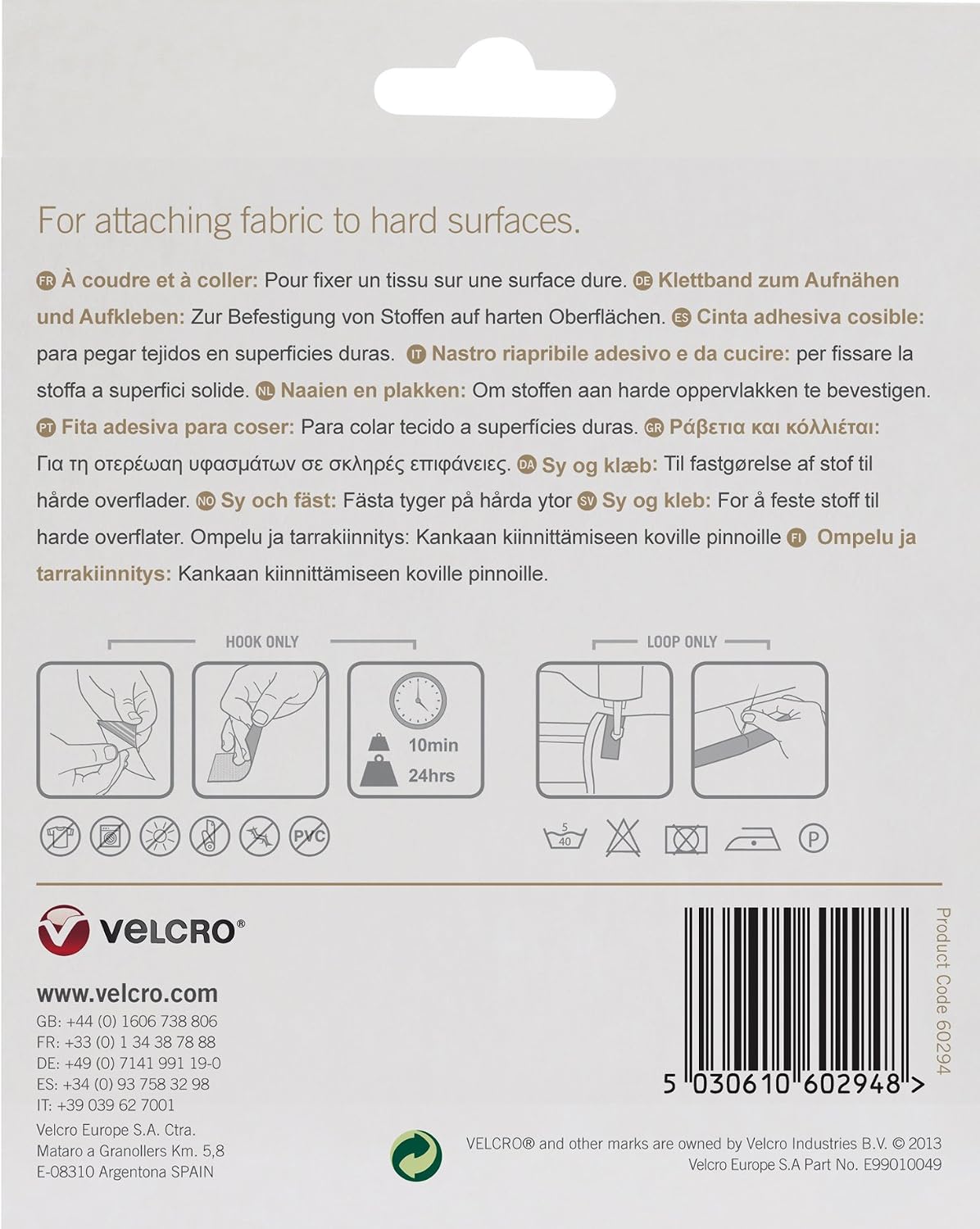 VELCRO® Brand, White, 20mm x 5m - Image 3