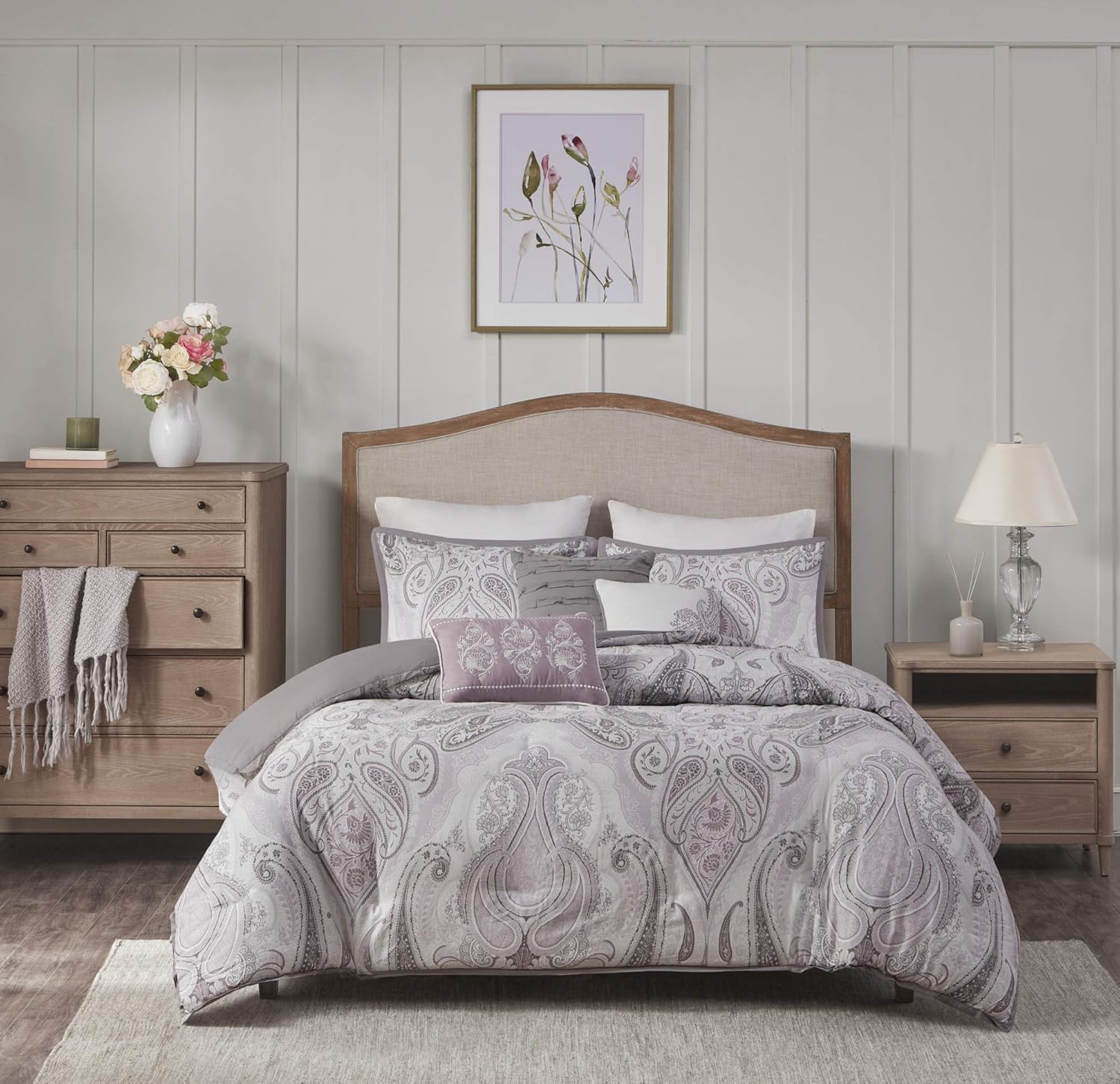 Madison Park Samir 6 Piece Duvet Cover Set Cal King, King