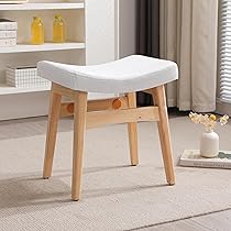 Amazon.com: COSTASKF Vanity Stool, Saddle Cushion Foot Stool