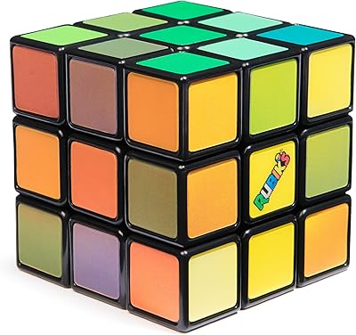Rubik's 6063974 Klassische Puzzlespiel mit Farbkorrektur und Problemlösung, 3 x 3 Originalproblemen von Fortgeschrittenen für Kinder und Erwachsene ab 7 Jahren, Unmöglich