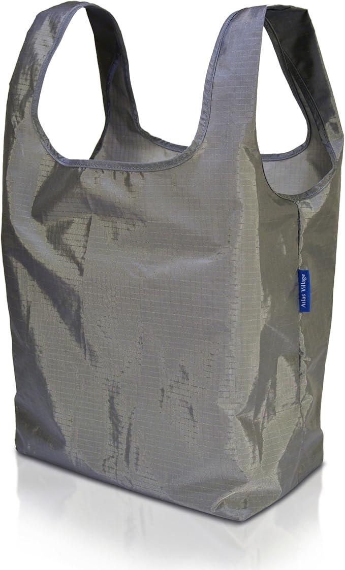 Reusable Nylon Shopping Bag, Foldable Grocery Bag, 100 Ripstop Nylon