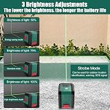 HYCHIKA Laser Level 15 M Green Self Leveling Cross Line with Magnetic Bracket view 3