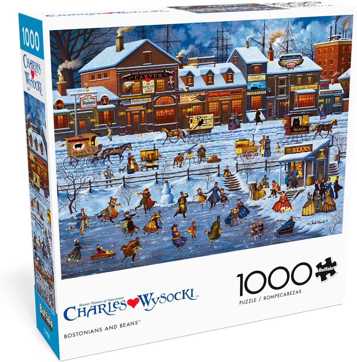 Buffalo Games - Charles Wysocki - Bostonians and Beans - 1000 Piece Jigsaw Puzzle
