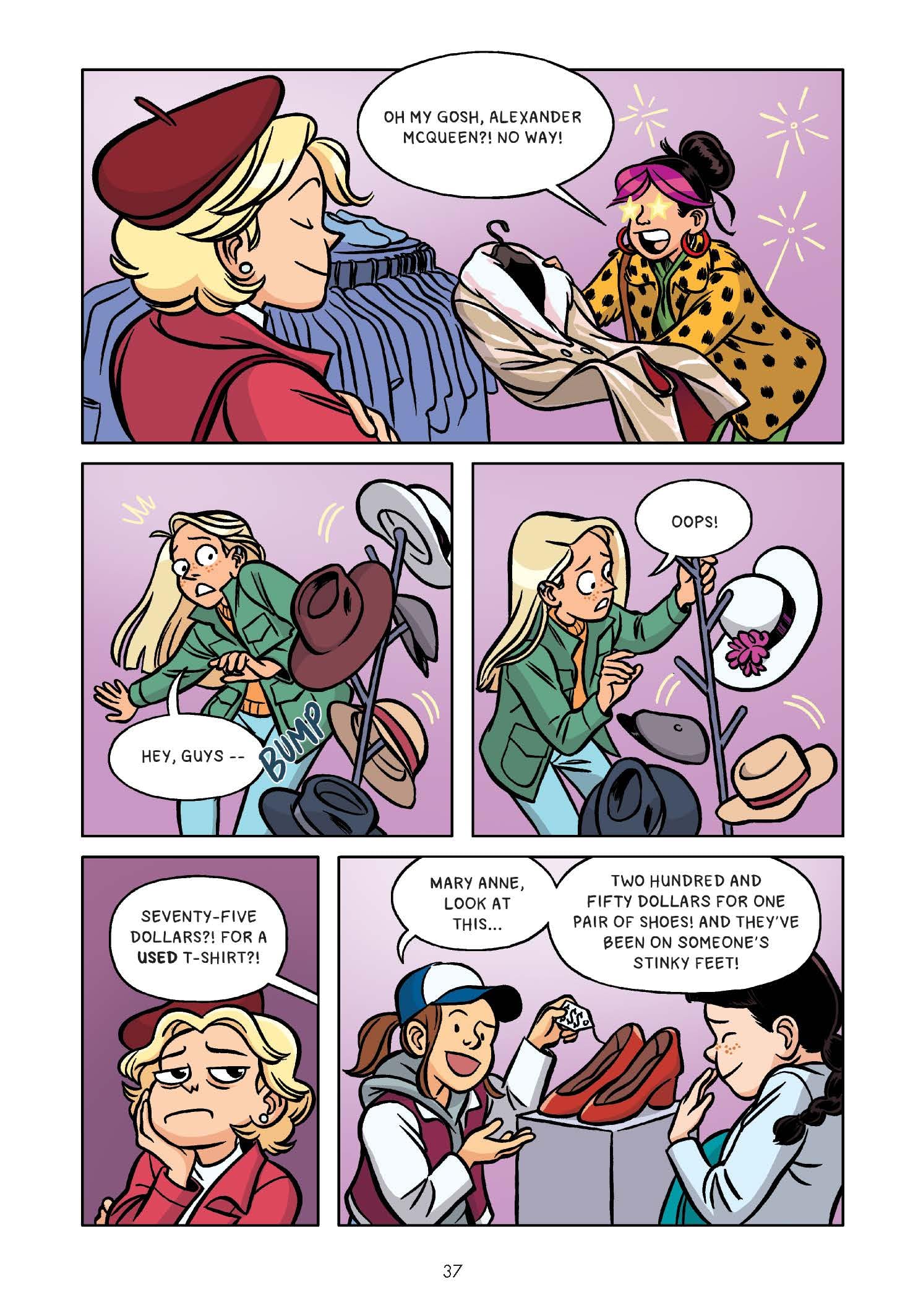 Stacey's Mistake: A Graphic Novel (The Baby-Sitters Club #14) (The Baby-Sitters Club Graphix) Stacey's Mistake: A Graphic Novel (The Baby-Sitters Club #14) (The Baby-Sitters Club Graphix) Paperback Kindle Hardcover