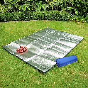 Amazon.com : Aluminum Foil Mat Waterproof EVA Sleeping Mattress