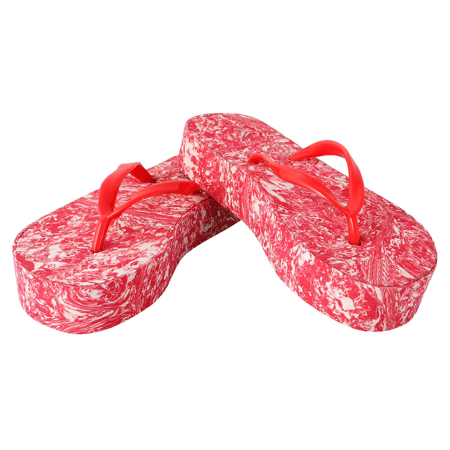 hd wedges slipper with latest design red color