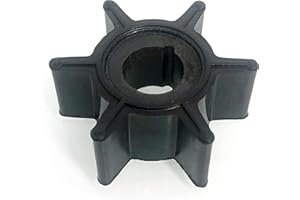 KUNOANZ 369-65021-1 369650211 Water Pump Impeller For Nissan Tohatsu 2/2.5/3.3/3.5/4/5/6 HP 2/4 Stroke Outboard Sierra 18-3098 Mercury Mariner 47-16154-3/161543 2HP 2.5HP 3.3HP 3.5HP 4HP 5HP 6HP 1/2 Cylinder