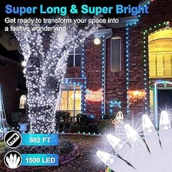 1500 LED 502FT Christmas String Lights
