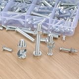 Vwoqiy M3 M4 M5 M6 Screws Nuts Washers Assortment Kit 1080 Pcs Cross Pan Head view 5