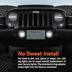 TRUE MODS 4-inch 60W LED Fog Lights Replacement For