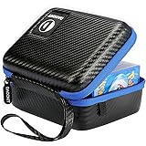 DACCKIT Carrying Case Compatible with Pokemon Trading Cards - Fits Up to 400 Cards, Card Holder with Hand Strap and Carabiner