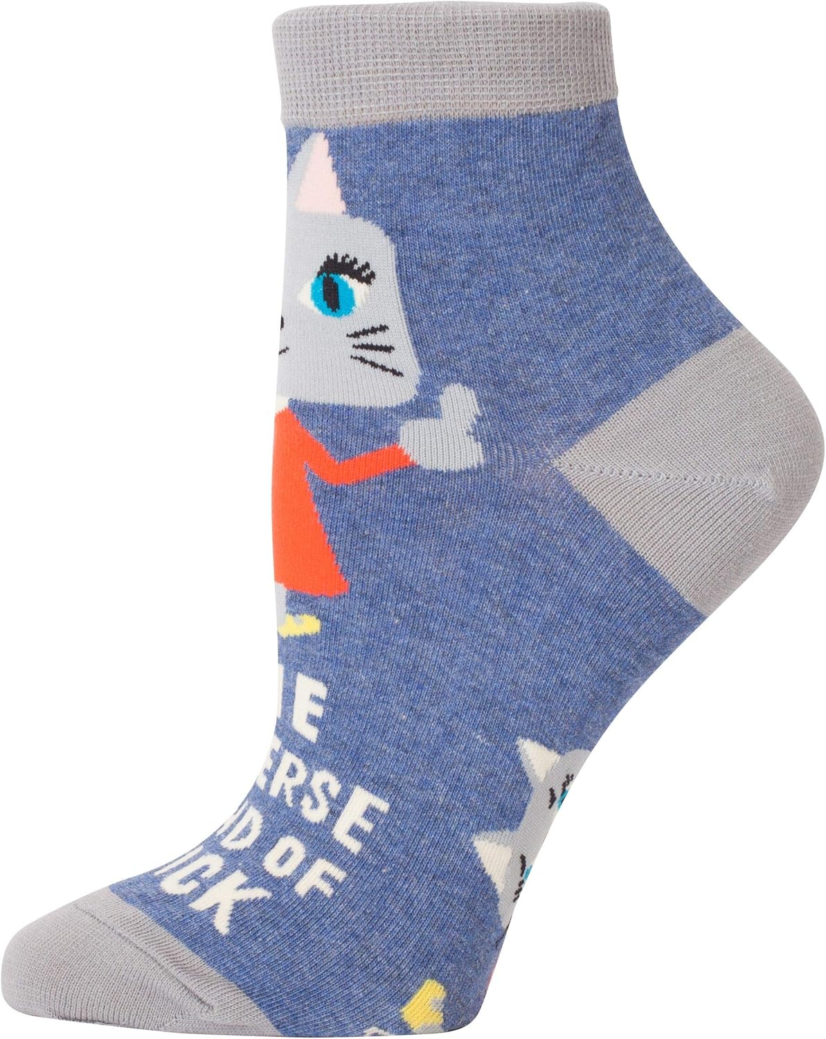 Blue Q Socks, Women's Ankle, Super F--king Awesome, Women's Shoe Size 5-10: Clothing