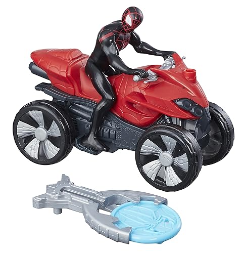marvel's spider kid arachnid figure Marvel Spider-Man Blast N' Go Racer Kid Arachnid with ATV in