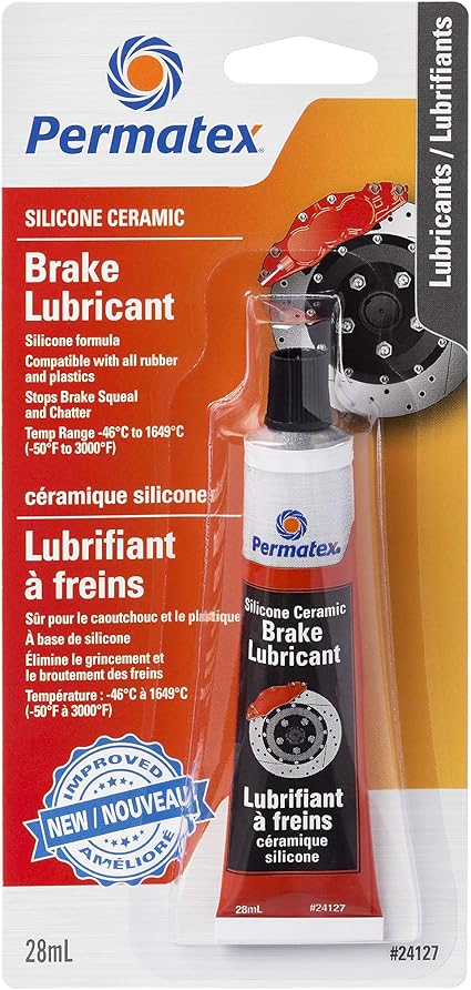Permatex 24127 Silicone Ceramic Brake Lubricant Orange 28g Amazon Ca Automotive