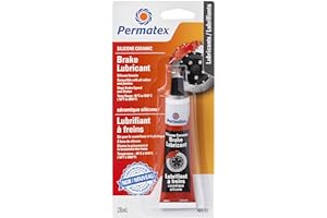 Permatex 24127 Lubrifiant de frein en silicone et céramique, orange, 28 g