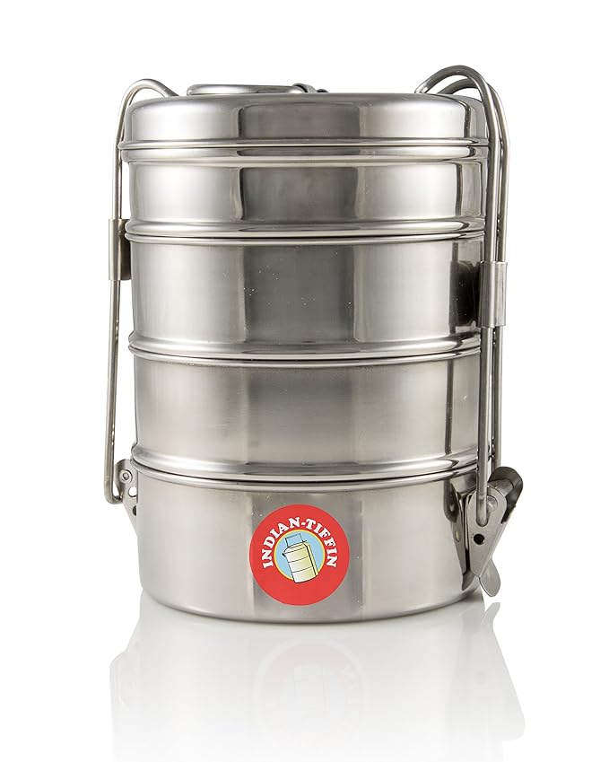 4 Tier IndianTiffin Box Amazon.co.uk Kitchen & Home