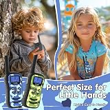 QUOLIX Rechargeable Walkie Talkies Kids 3KM Long Range 2 Way Radio VOX Torch view 2