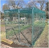 Gardening Naturally Anti Butterfly Netting 2m x 5m HDPE UV Green view 2