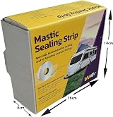W4 Mastic Sealing Strip 19mm Grey Caravan Motorhome Awning Roof-Light Window view 2