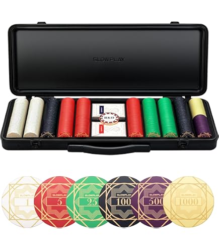 Amazon.com: SLOWPLAY 47 x 27 Inch Texas Hold'em Poker Mat