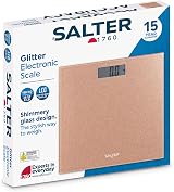 Salter Digital Bathroom Scale Glitter Rose Gold Platform 180kg view 8