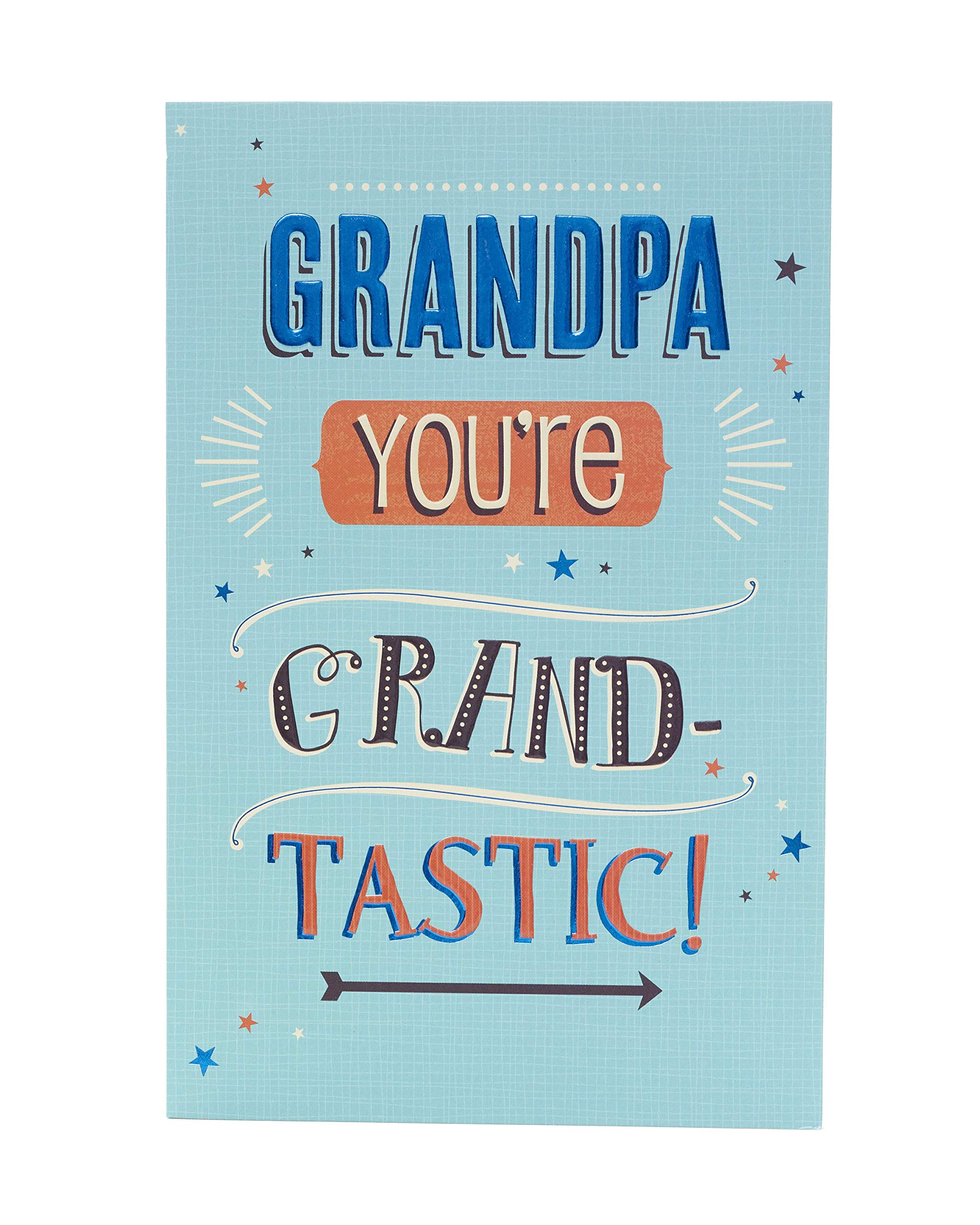 Grandpa Birthday Card - Birthday Card for Him - Bold Lettering Design