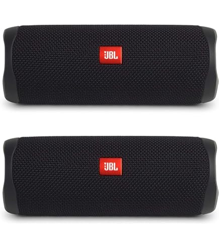 スピーカー・ウーファー JBL FLIP 5 JBLFLIP5BLK Black Matte Free Shipping! JBL Flip 5 Portable Waterproof Bluetooth Speaker