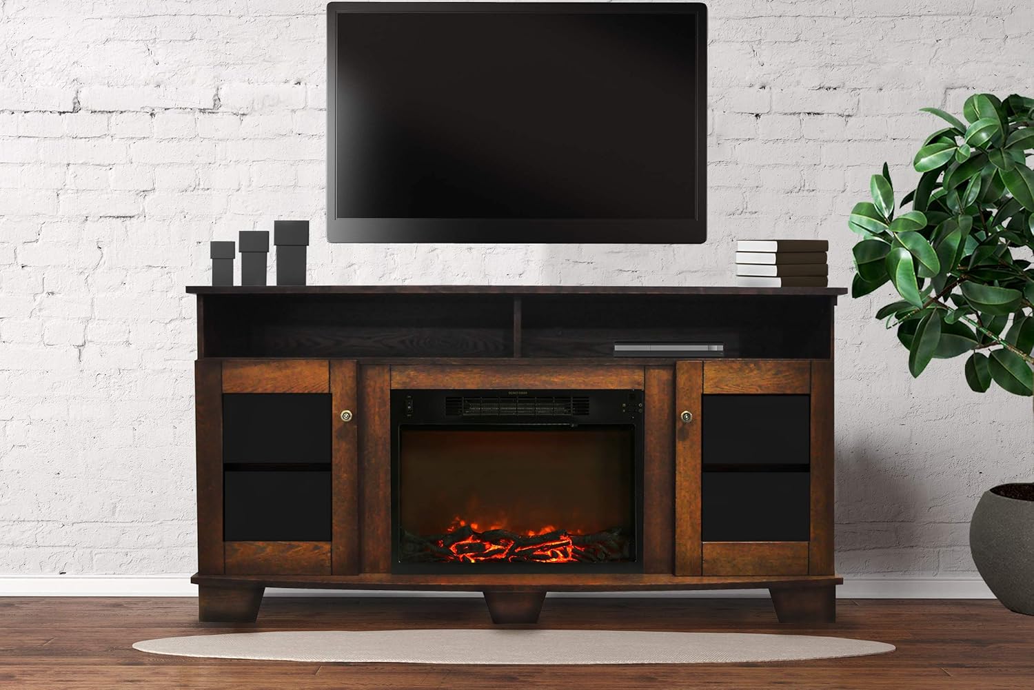 Best Fireplace Mantels With Media Storage