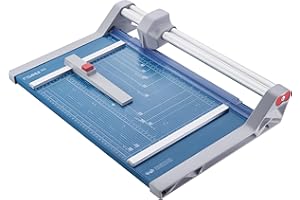 Dahle 550 Professional Rotary Trimmer, 14" Cut Length, 20 Sheet Capacity, Self-Sharpening, Dual Guide Bar, Automatic Clamp, German Engineered Paper Cutter