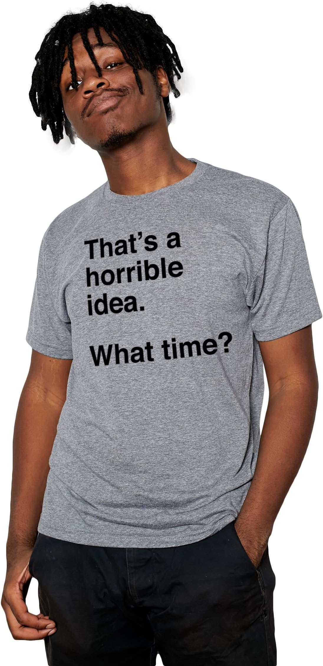 Kid Dangerous Men's Horrible Idea T-Shirt