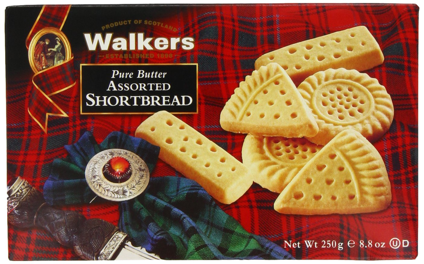 Walkers Pure Butter Assorted Shortbread 250g Amazon.ca Grocery
