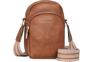 BOSTANTEN Small Crossbody Bags for Women Designer Zip Cell Phone Purse Shoulder Handbags Wallet with Card Slots