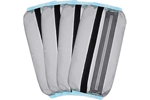 Dunzy Mesh Fly Boots for Horse Leg Fly Boots Horse Fly Leggings for Horses, Horse Leggings Horse Fly Boots Protection Horse Leg Wrap Cover for Reduce Stomping, Stress and Fatigue (Light Gray,4 Pcs)