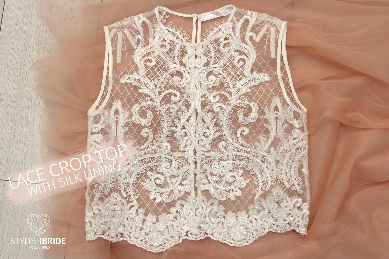 ivory bridesmaid top