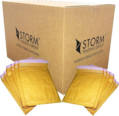 STORM TRADING GROUP 100x 240x320mm Bubble Mailers STG 7 Padded Envelopes