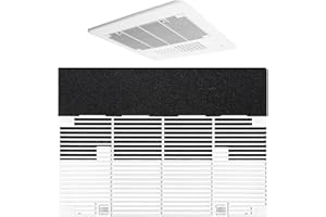 Dianrui RV A/C Vent Cover for Dometic AC Cover Replacement for Dometic 3104928.019, Duo-Therm RV Air Conditioner Grille Replacement with RV A/C Filter (14.1" x 7.7") RV Air Conditioner Parts