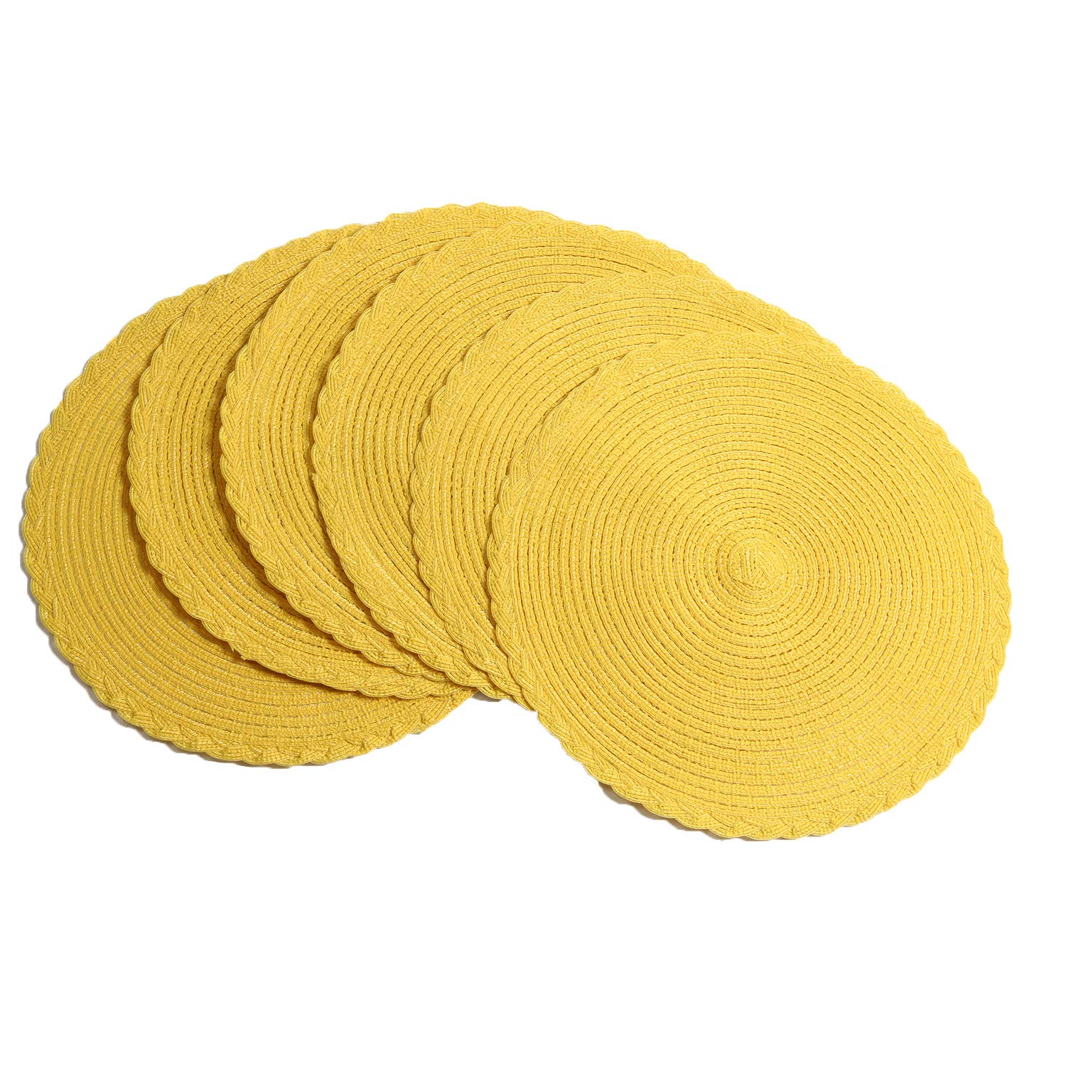 Best Yellow Table Placemats Set Of 6