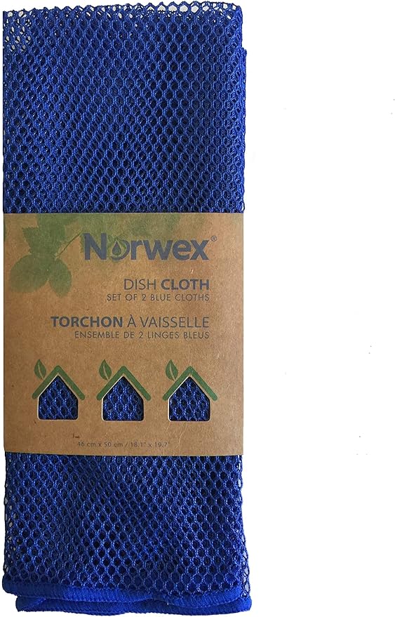 Norwex Dish Cloth, Blue Set of 2 Amazon.ca Home & Kitchen