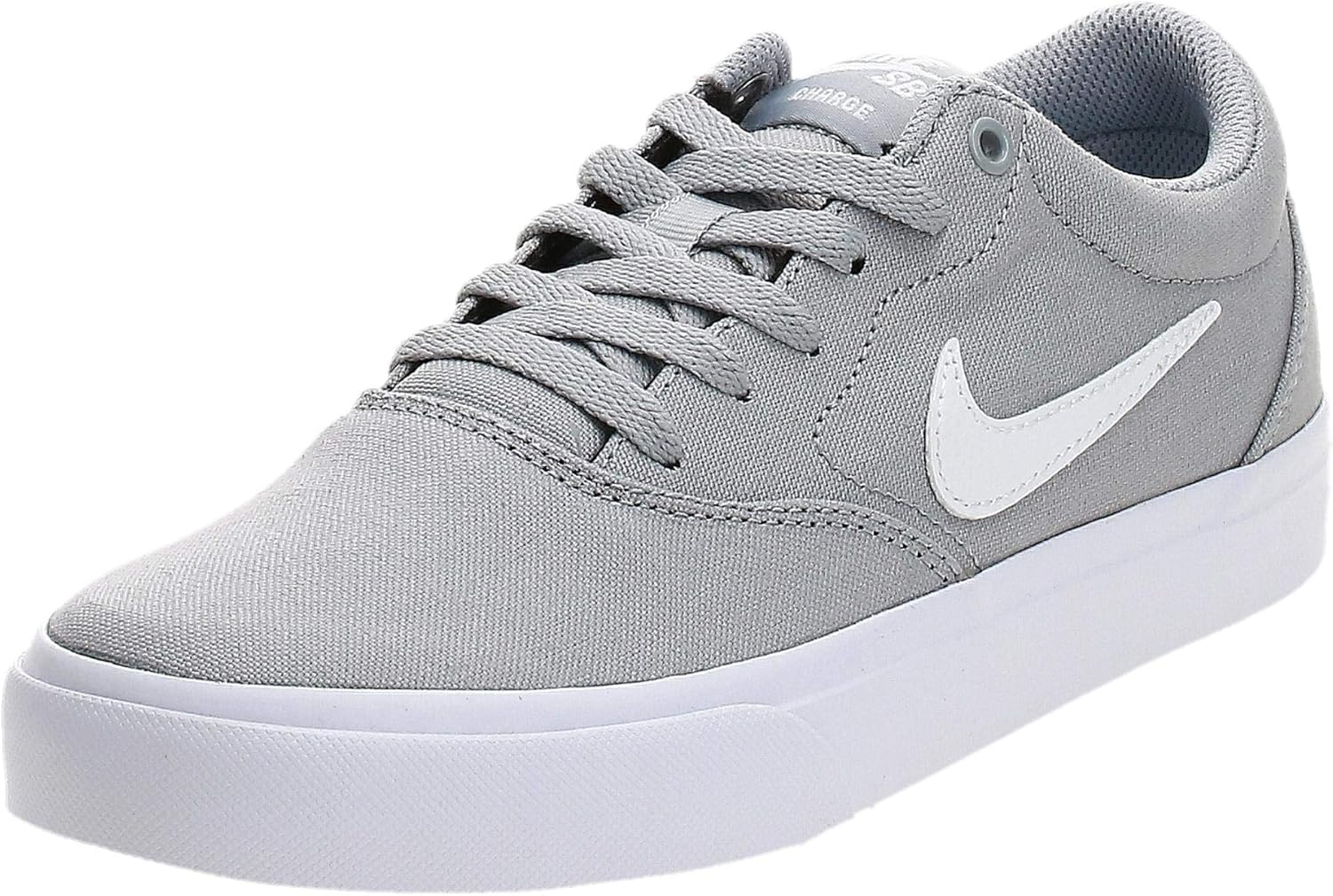 nike sb chron slr wolf grey & white skate shoes