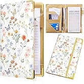 Bienbee Server Book, Waitress Book Server Books for Waitress Waiter Book with Money Zipper Pocket Serving Book Server Notepad Waitress Accessories