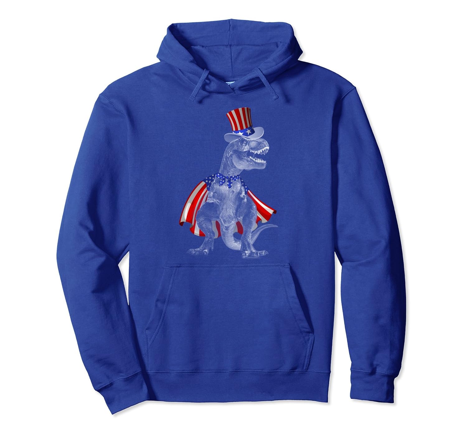 Vintage Patriot Dinosaur Hoodie American Flag 4th July Gifts-anz