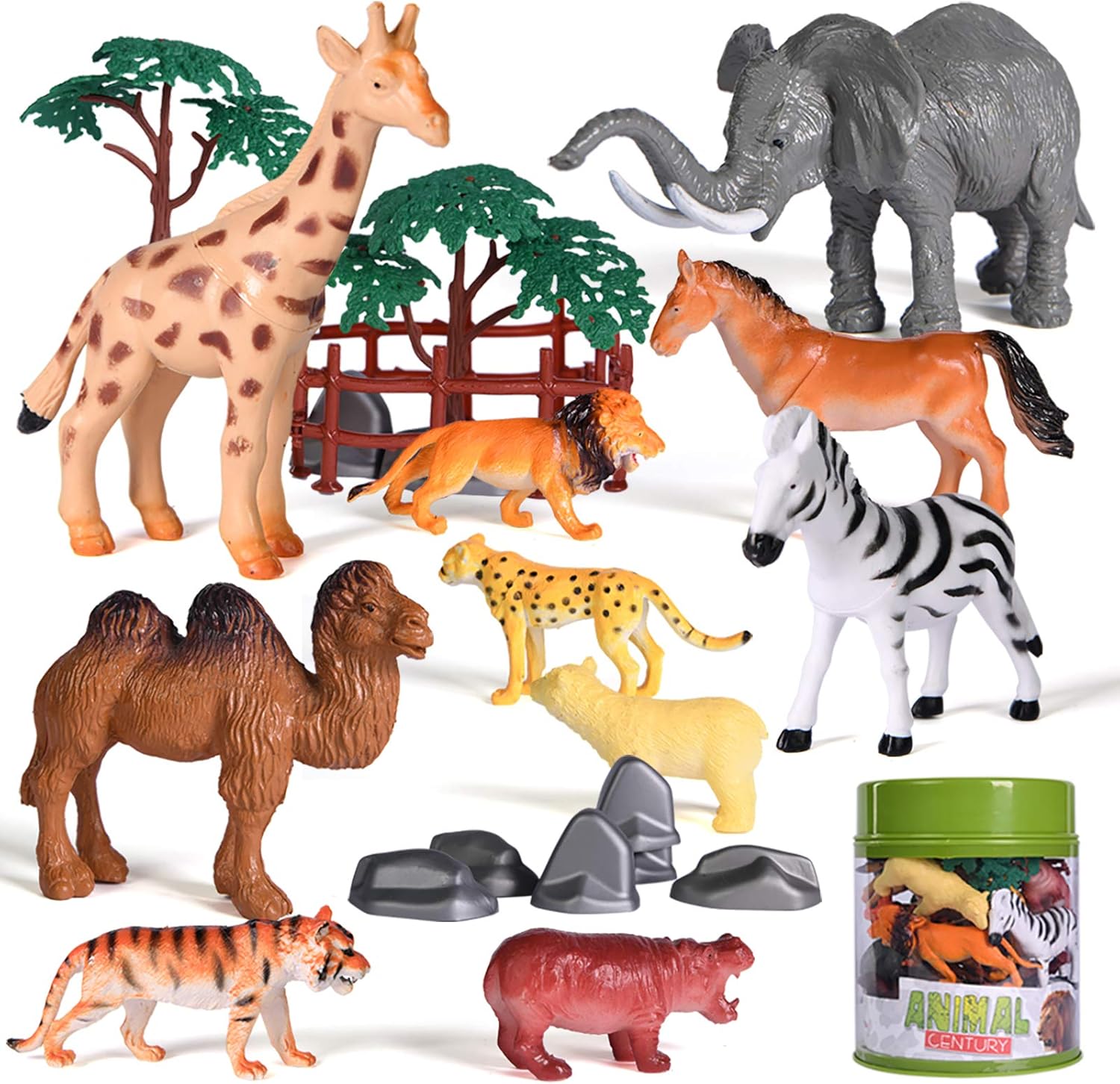 wild toy animals