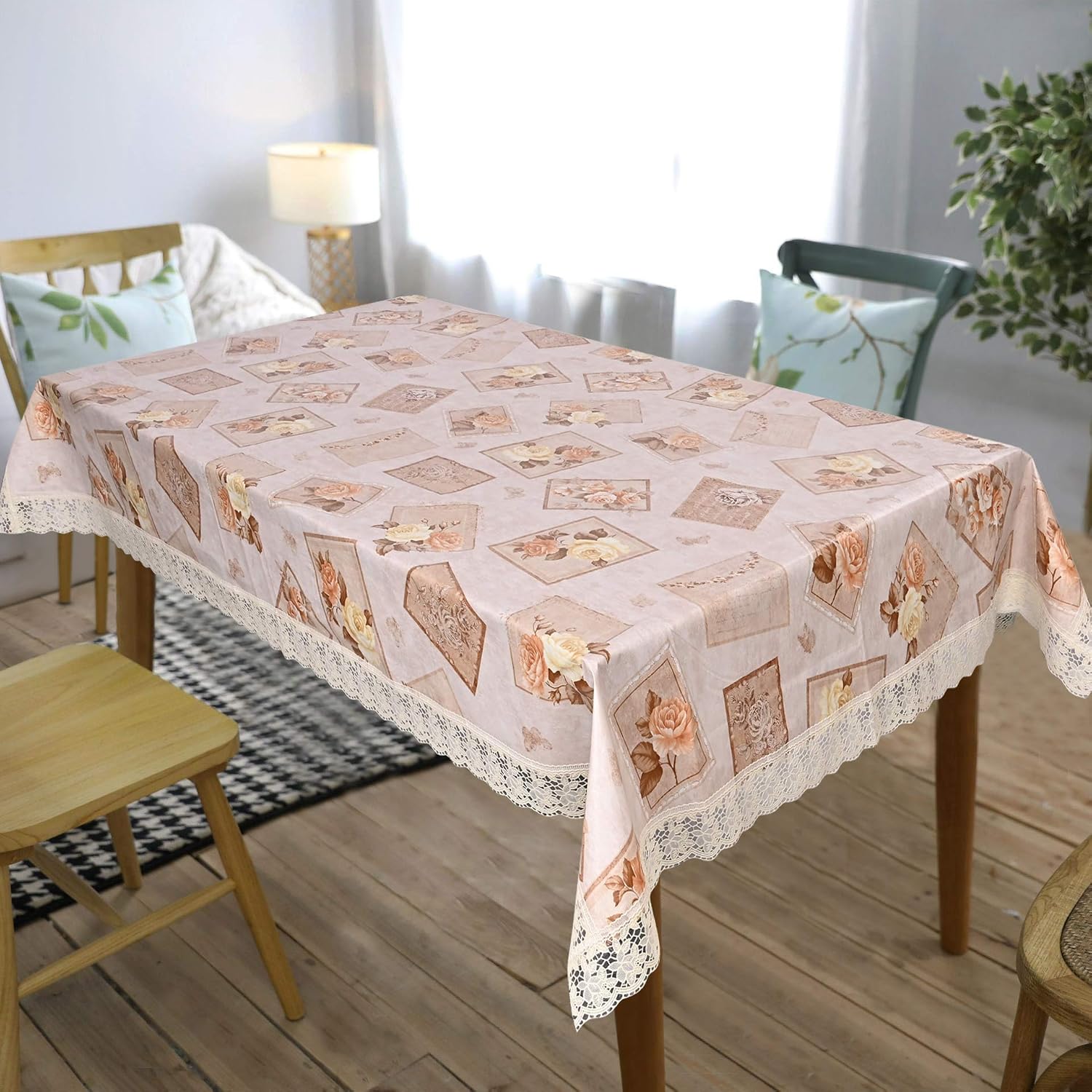 dining table cover 6 seater rectangular shape