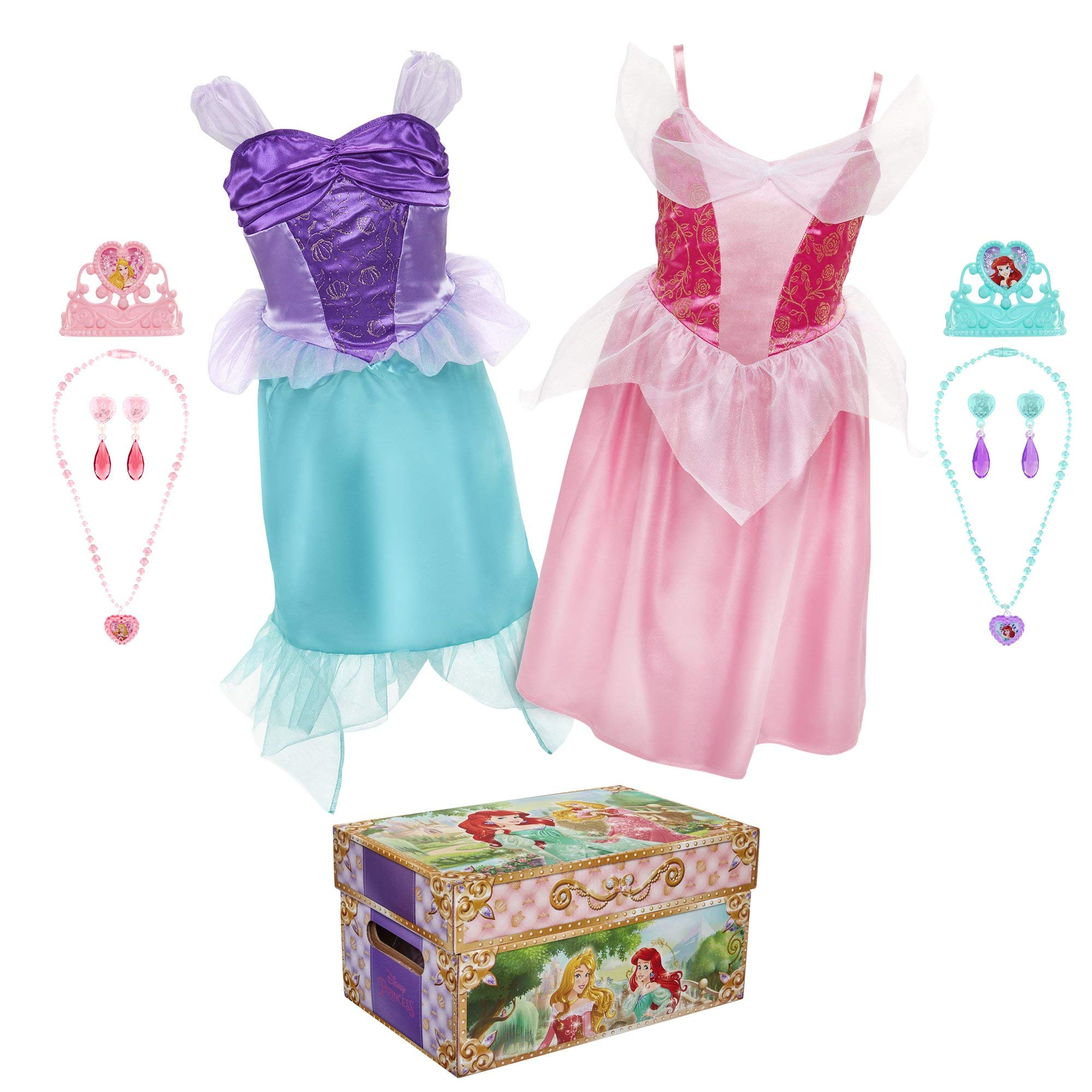 open lace back dress Amazon.com: Disney Princess Dress Up Trunk Deluxe 21 Piece Officially  Licensed [Amazon Exclusive] : Toys & Games