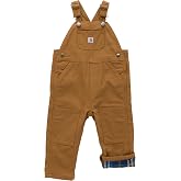 Carhartt Unisex Baby Bib Overall | Boys' &amp; Girls' Bib Overall | Adjustable Shoulder Straps | Shoulder &amp; Crotch Snaps | Reinforced Knees | Durable Construction