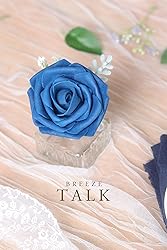 Breeze Talk Artificial Flowers Royal Blue Roses