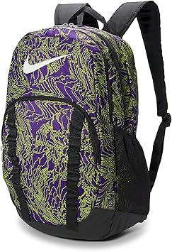 purple and black nike backpack