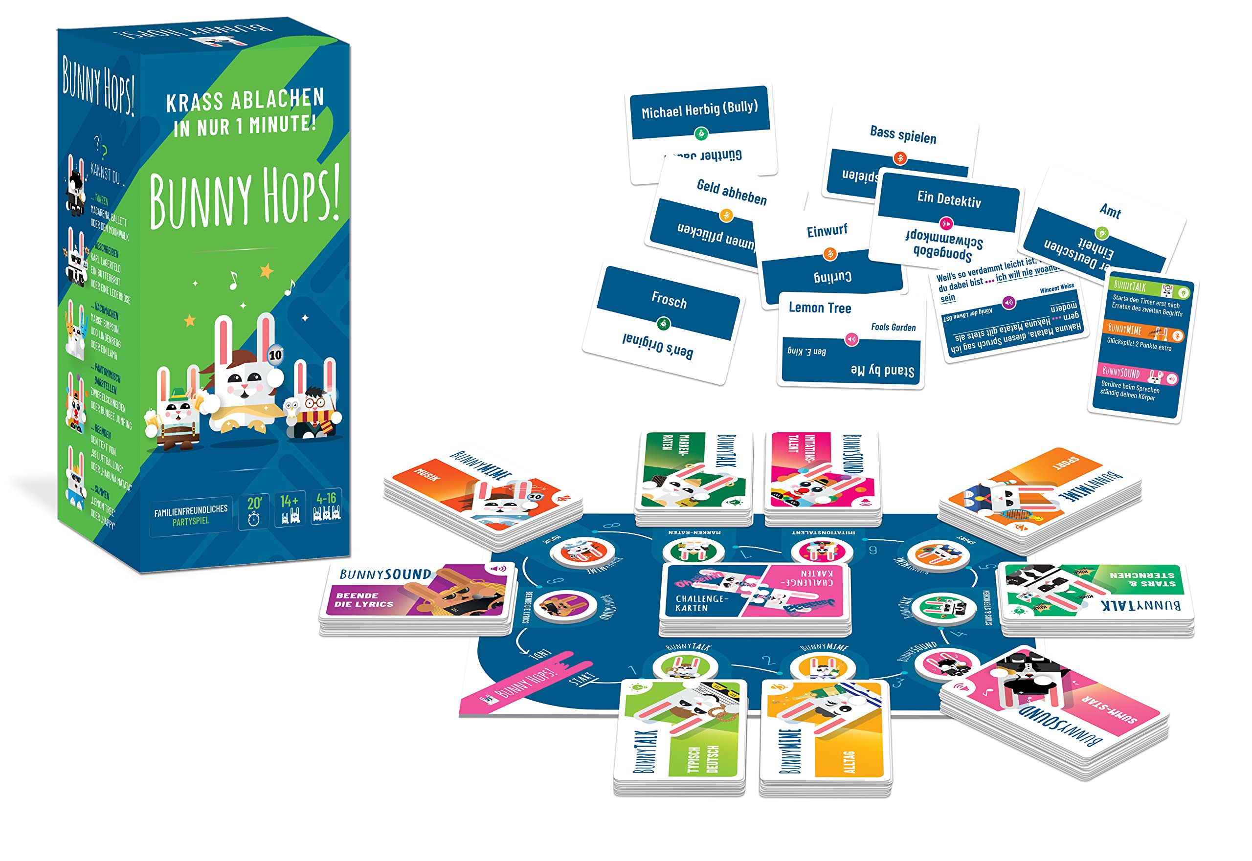 HUCH! Bunny Hops - Party Game, German Edition