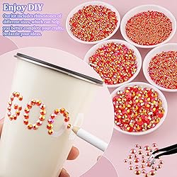 16000Pcs Resin Jelly Red AB Rhinestones for
